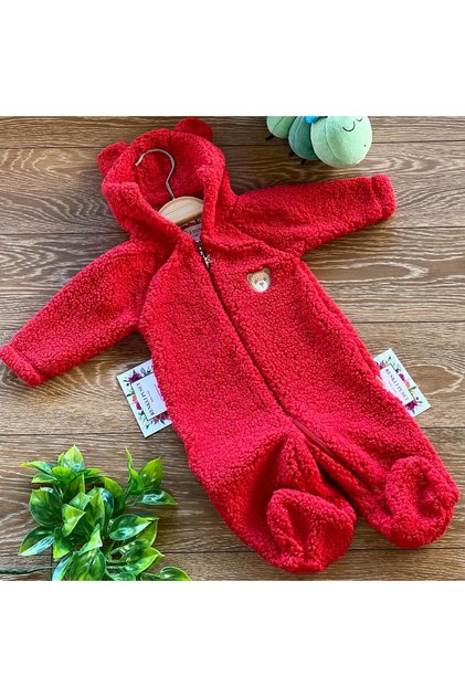 Hooded Zippered Seasonal Winter Plush Fleece Baby Sleeping Bag Teddy Bear