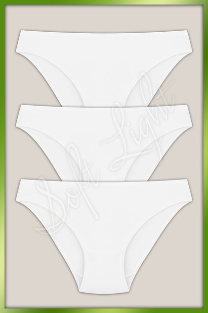 Women's Panties Bamboo White Panties 3 Pack