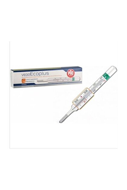 Vedo Ecoplus Büyüteçli Cam Termometre (ATEŞ ÖLÇER) Cıvasız