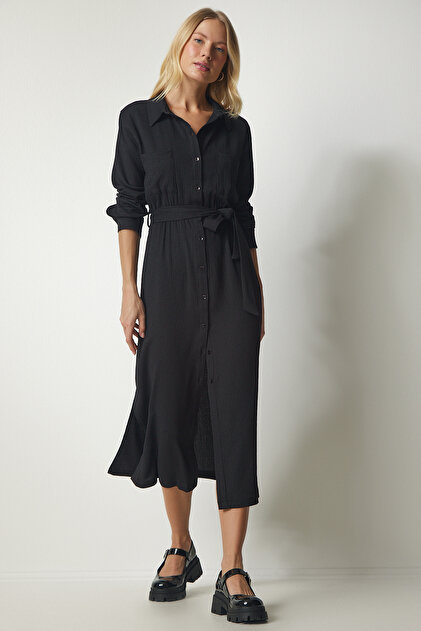 open lace back dress CurveWow Linen Belted Oversized Shirt Dress Green/White Stripe  Curvewow