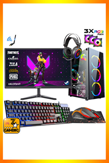 Zeiron Zx50 I5-3470 16gb 240gb+320gb Gt730 23.8 Masaüstü Oyun