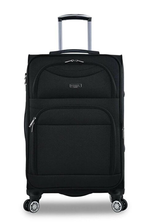 Fossil Unisex Siyah Kumaş Orta Boy Valiz Fsl010orta