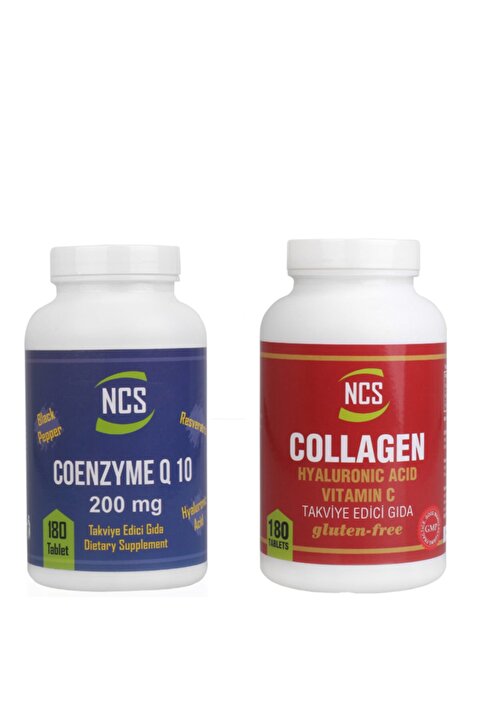 Ncs Collagen 1000 Mg 180 Tablet Coenzyme Q-10 200 Mg 180 Tablet