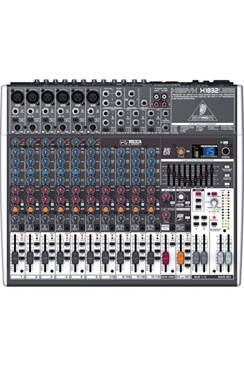 Genel Markalar Xenyx 1832usb 18-ın 3/2-bus Mixer With British Eqs, 24-bit Multi-fx Pro. & Usb/audio Int.