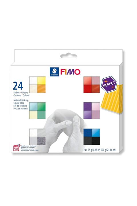 Genel Markalar Staedtler Fimo Effect Polimer Kil Seti 24 Renk X 25 gr