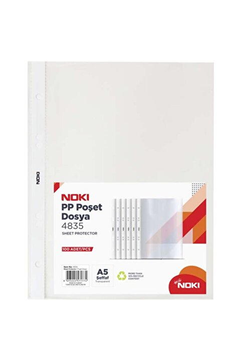 Noki Poşet Dosya - A5 100'lü Paket