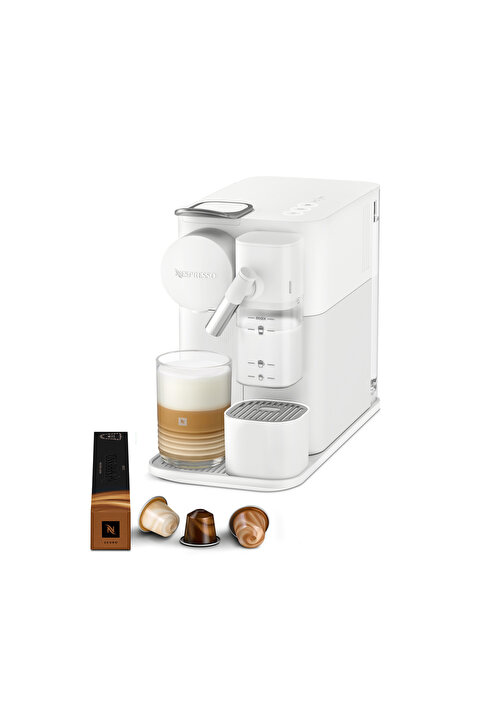 Nespresso F121 Lattissima One Süt Çözümlü Kahve Makinesi, Beyaz