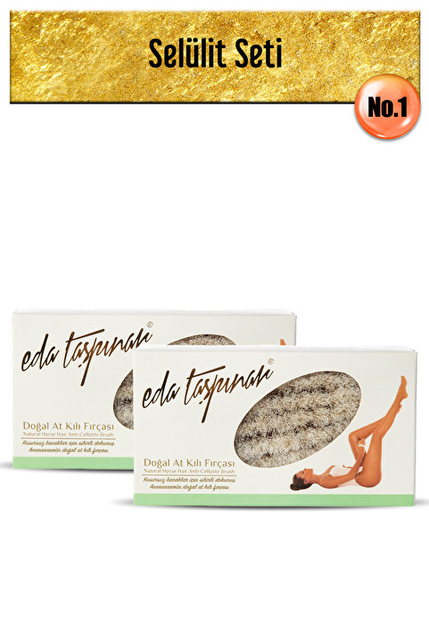 Eda Taşpınar Selulit Seti.no.1: Doğal At Kılı Fırça X 2 Adet (EGX02)