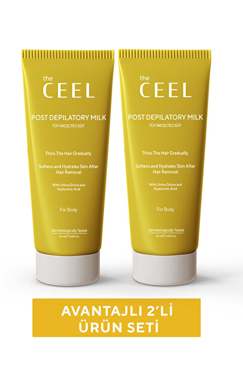The Ceel 2'li Tüy ve Nemlendirici Süt Isırgan Otu & Hyaluronik Asit Özlü 60 ml