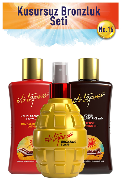 Eda Taşpınar Kusursuz Bronzluk Seti No.16 Bomb Spf0 Losyon