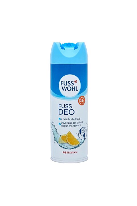 Fusswohl Ayak Deodorantı 24 Saat Etkili, 200 ml