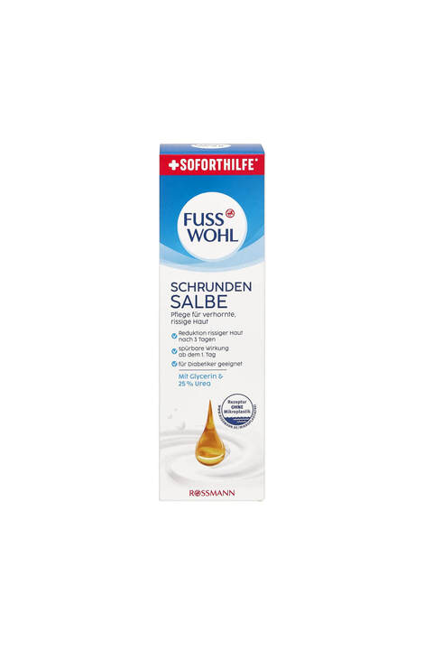 Fusswohl Ayak Kremi Çatlaklar İçin Anında Etki, 75 ml