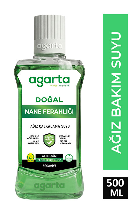Agarta 500 Ml Ağız Bakım Suyu Ferah Nefes Alkolsüz