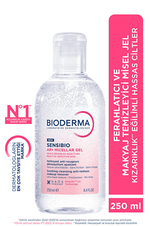 Bioderma Sensibio AR+ Micellar Gel Temizleyici Misel Jel 200 ML
