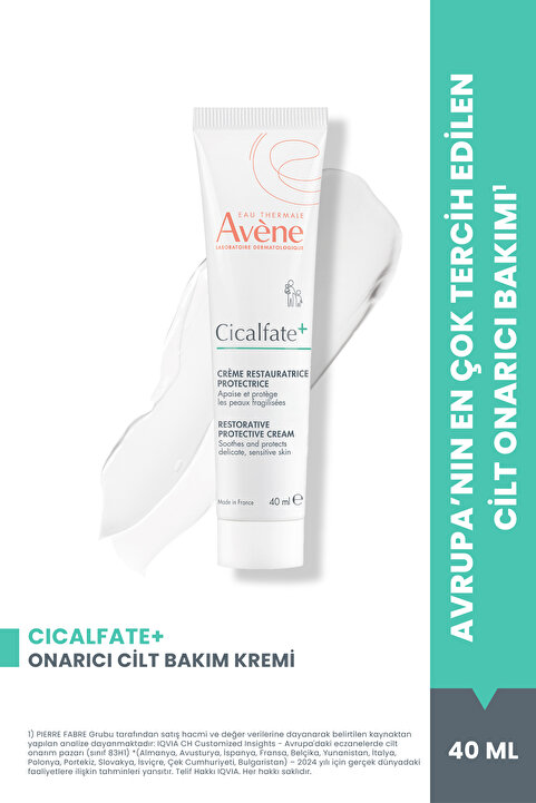 Avene Cicalfate+ Hassas ve Yıpranmış Ciltler için Yatıştırıcı ve Onarıcı Bakım Kremi 40 ml