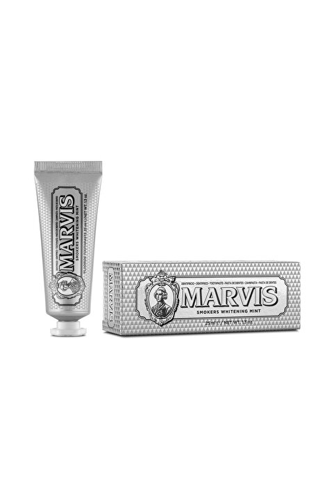 Marvis Smokers Whitening Mint 25 ml – Sigara İçenler İçin Doğal Beyazlık