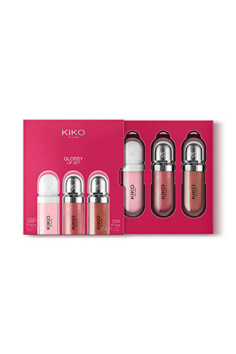 KIKO Glossy Lip Set - Dudak Parlatıcısı Seti