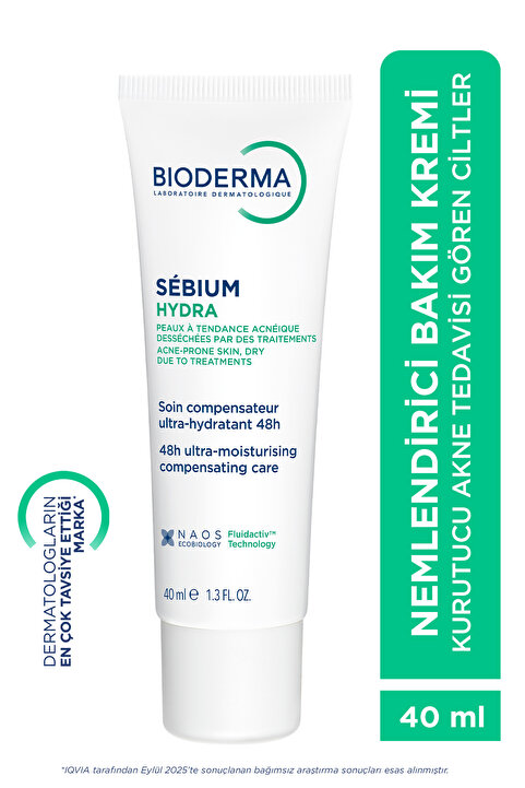 Bioderma Sebium Hydra Kurutucu Akne Tedavisi Gören Ciltler Seramid İçeren Yoğun Nemlendirici Bakım Krem 40ml