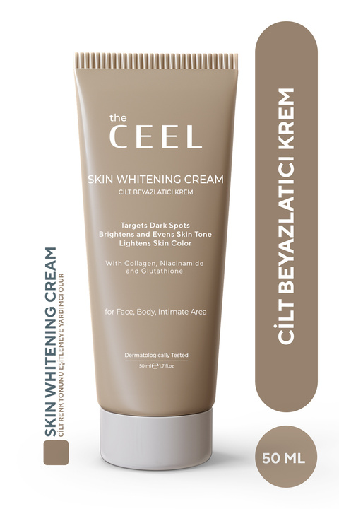 The Ceel Cilt Beyazlatıcı Aydınlatıcı Leke Karşıtı Krem | Niacinamide, Alpha Arbutin, Tranexamic Acid 50 ml
