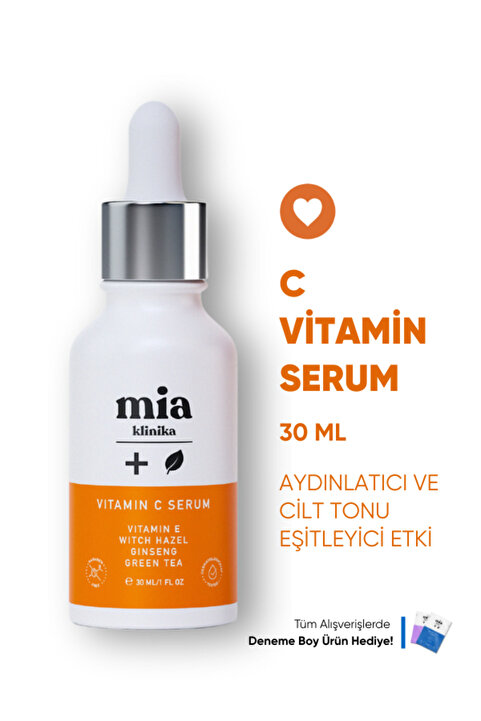 mia klinika Cilt Aydınlatıcı C Vitamini Serumu