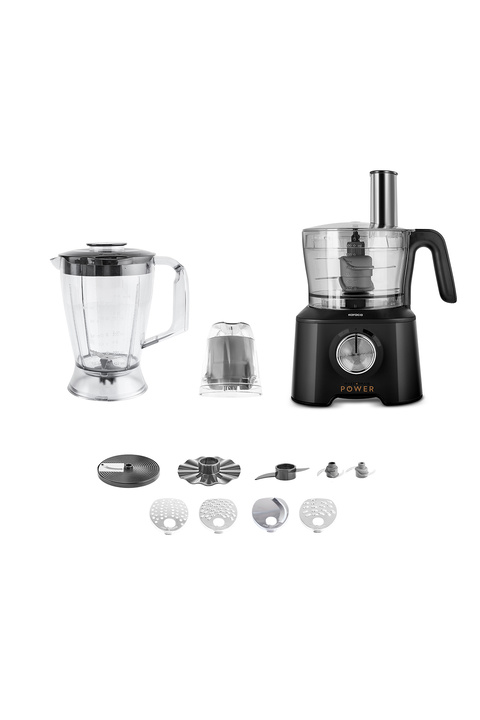 Karaca Mastermaid Power 10 in 1 Mutfak Robotu Black Blender Seti 2000w