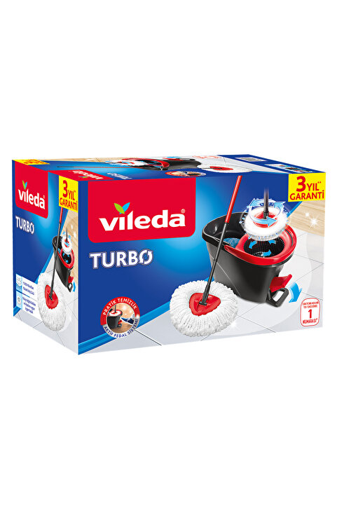 Vileda Turbo Pedallı Temizlik Seti (Komple Set)