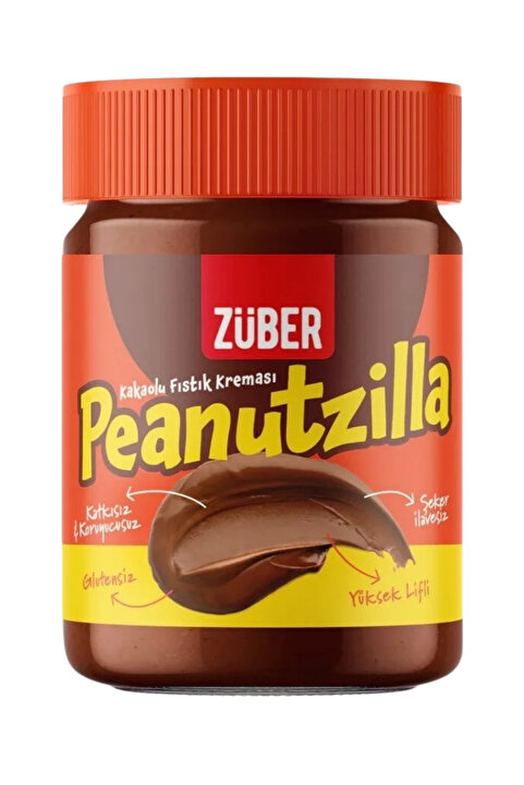 Züber Peanutzilla Kakaolu Yer Fıstığı Kreması 315g