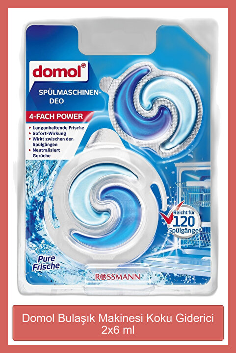 Domol Bulaşık Makinesi Koku Giderici 2 x 6 ml (2 Adet)