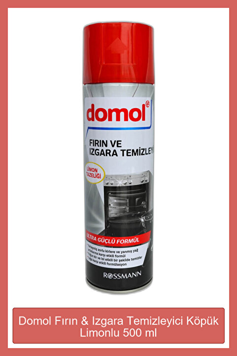 Domol Fırın & Izgara Temizleyici Köpük Limonlu 500 ml