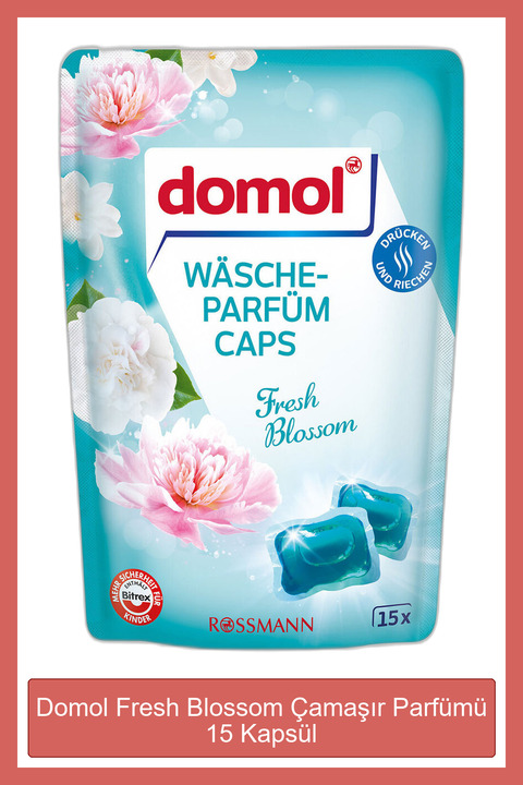 Domol Fresh Blossom Çamaşır Parfümü 15 Kapsül