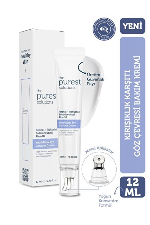 The Purest Solutions Adenozin İçerikli Kırışıklık Karşıtı Göz Çevresi Kremi 12 ml