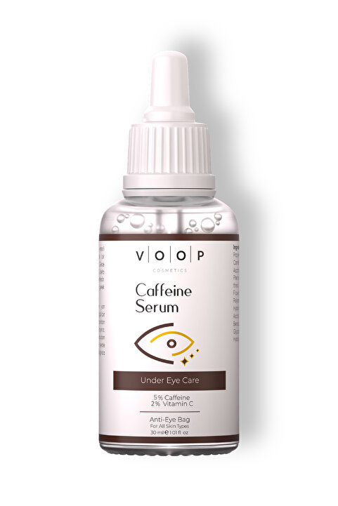 VOOP Göz Altı Torbalanma Morluk ve Koyu Halka Karşıtı Aydınlatıcı Kafein Göz Altı Serumu 30ml