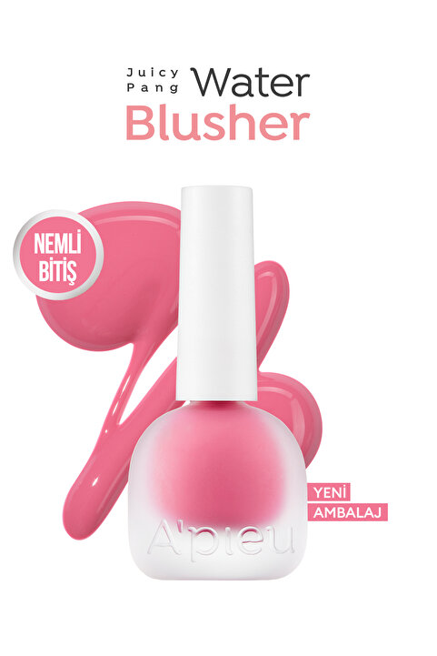 Missha Meyve Özlü, Nemli ve Parlak Bitişli, Doğal Görünümlü Likit Allık APIEU Juicy-Pang Water Blusher PK02