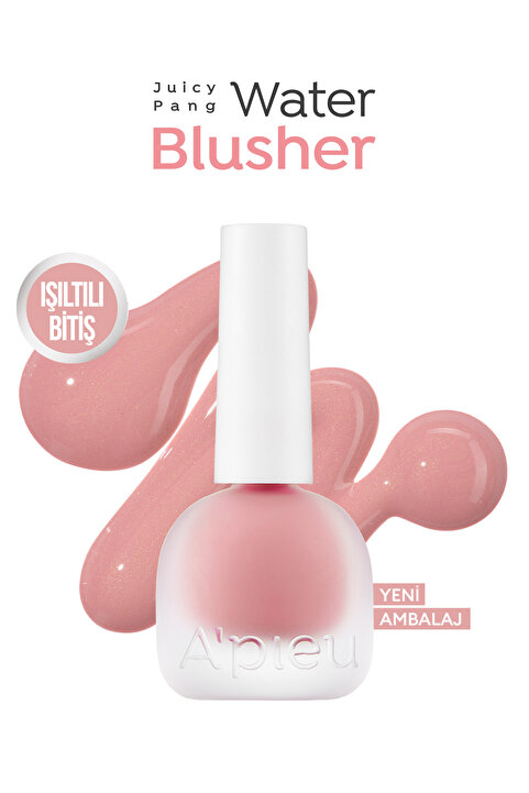 Missha Meyve Özlü, Nemli ve Parlak Bitişli, Doğal Görünümlü Likit Allık APIEU Juicy-Pang Water Blusher PK03