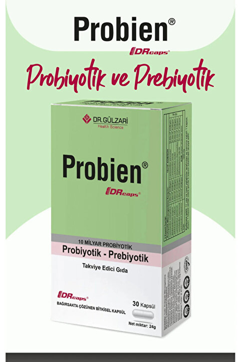 Genel Markalar 30 DRcaps 10 Milyar KOB 11 Suş Probiyotik ve Prebiyotik + İnülin 625 mg 30 Kapsül