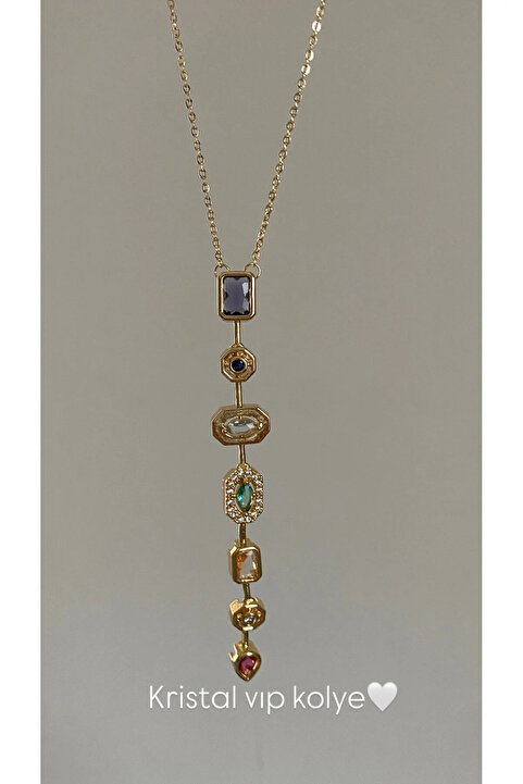 Zarifincijewellery Kristalal taşlı y kolye