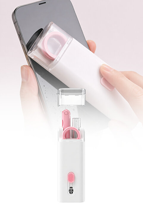 omilife 7 in 1 Temizlik Kiti Laptop Klavye Telefon Kamera Airpods Çok Fonksiyonlu Temizleme Seti