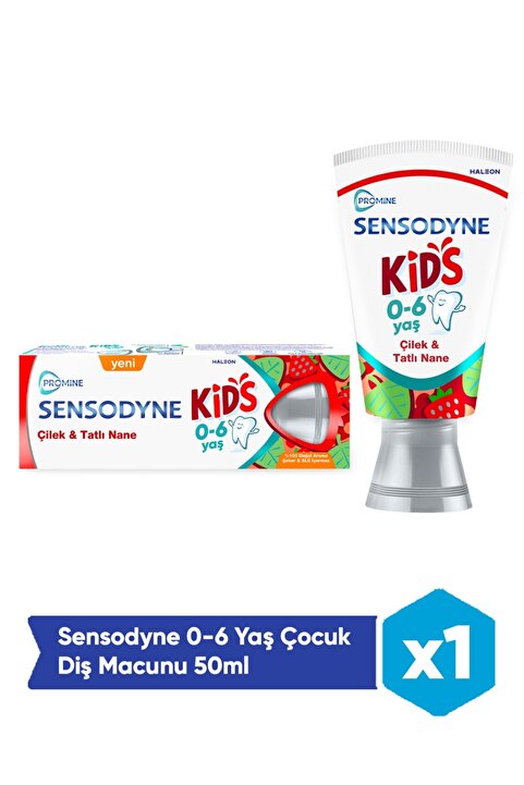 Sensodyne Promine 0-6 Yaş Çocuk Diş Macunu 50ml - Çilek Aromalı