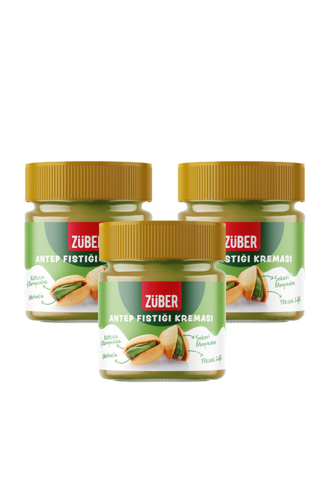 Züber Antep Fıstığı Kreması 200g x 3 Adet