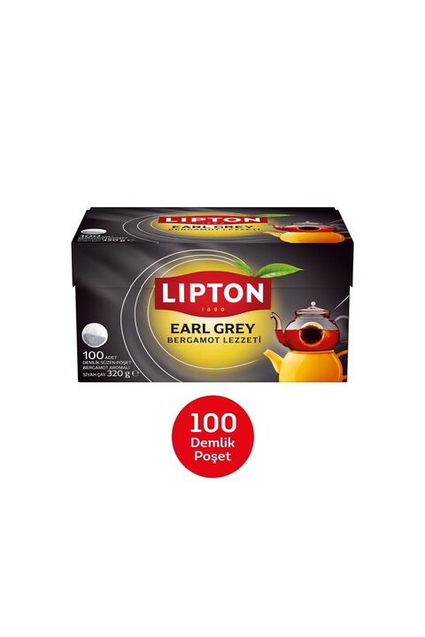 Lipton Earl Grey Demlik Poşet Çay 100lü