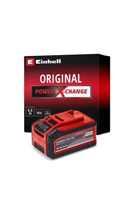 Einhell Orijinal 18 V 4–6 Ah Multi Ah Power X-Change Plus Akü (18 V, şarj göstergesi) - 4511502