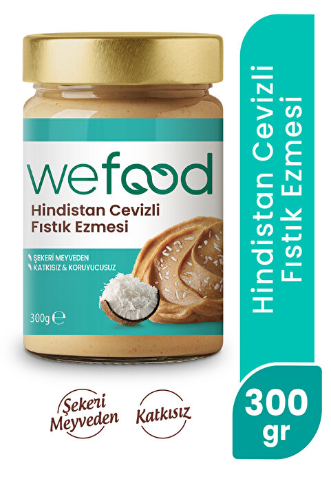 Wefood Hindistan Cevizli Fıstık Ezmesi 300 gr