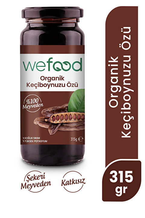 Wefood Organik Keçiboynuzu Özü 315 gr (Soğuk Sıkım)