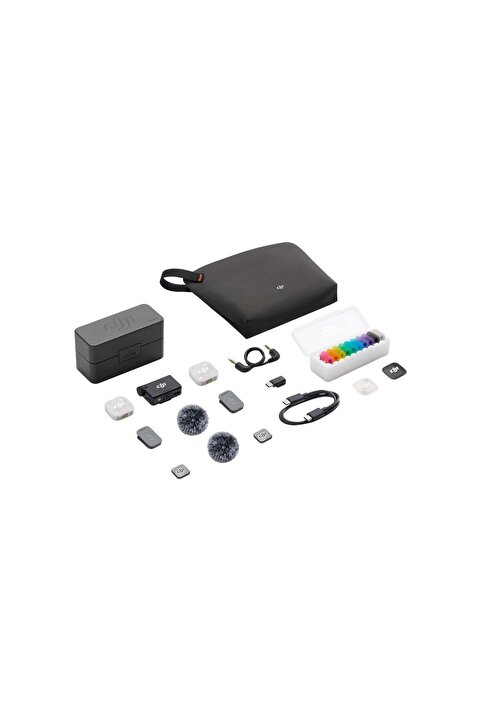 DJI Mic Mini 2 (2 TX + 1 RX + Charging Case) | DJI Türkiye Karacasulu Garantili |