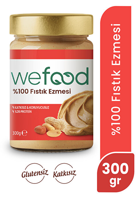Wefood %100 Fıstık Ezmesi 300 gr