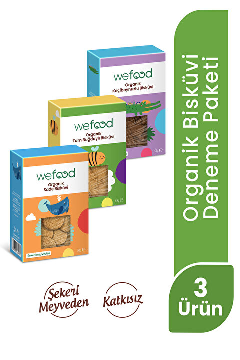 Wefood Kids Bisküvi Deneme Paketi