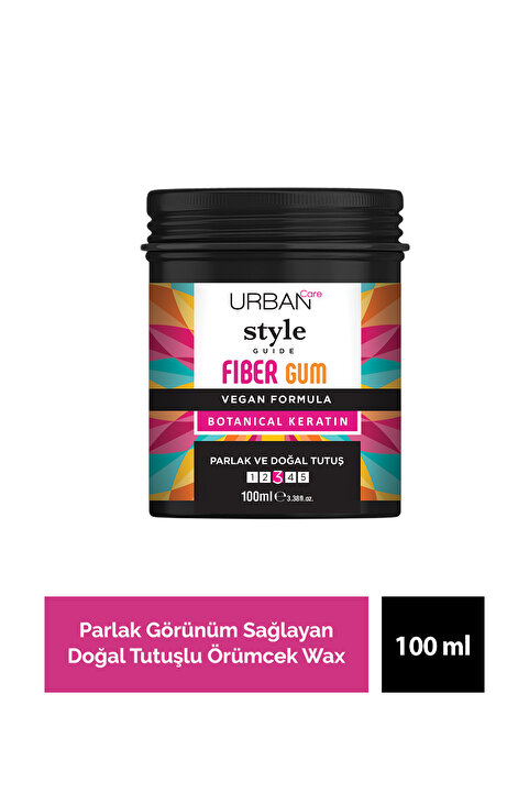 Urban Care Style Guide Parlak Görünüm Sağlayan Fiber Gum Wax - Doğal Tutuş - Saç Sakızı - Spider Wax - 100ml