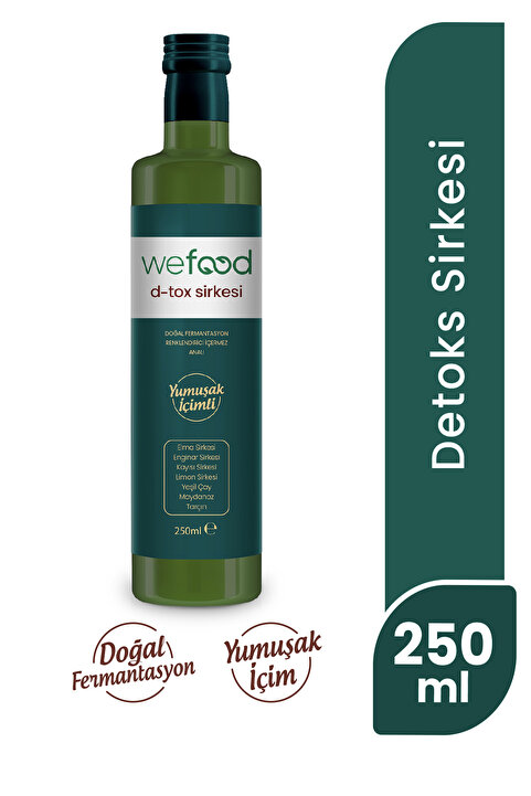 Wefood Detoks Sirkesi 250 ml (Doğal Fermantasyon)
