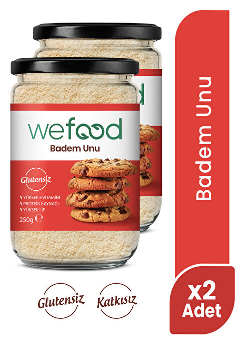 Wefood Glutensiz Badem Unu 250 gr 2'li
