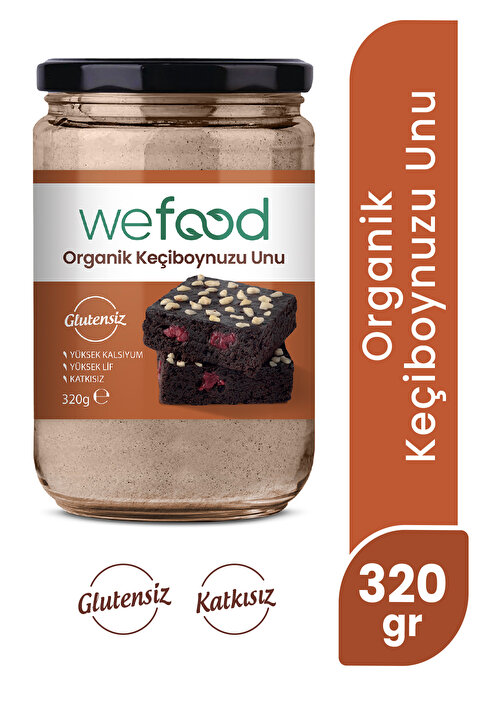Wefood Organik Keçiboynuzu Unu 320 gr